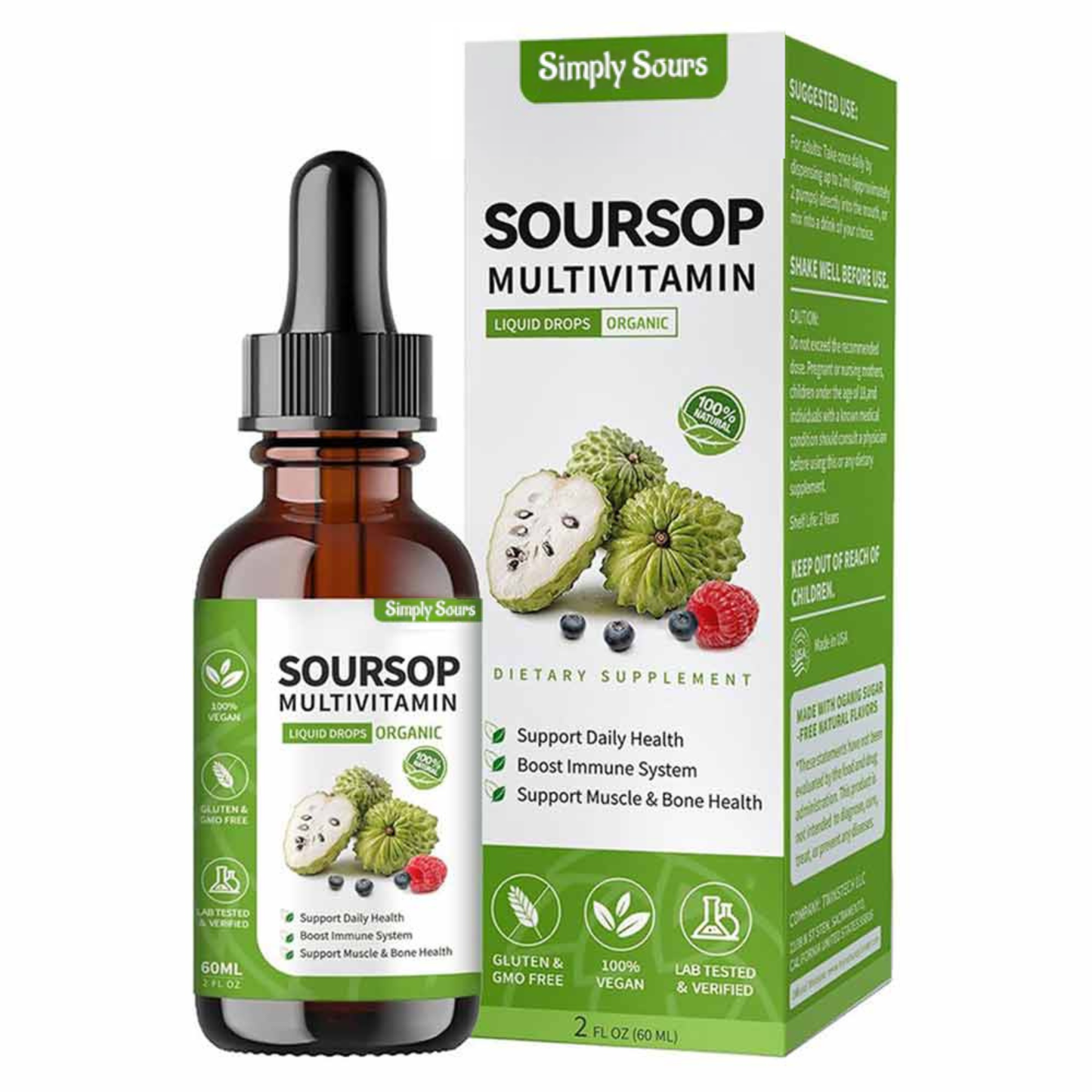 100% Pure Organic Soursop Extract