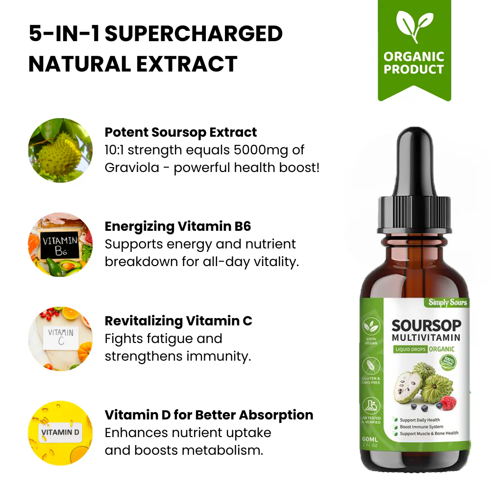 100% Pure Organic Soursop Extract